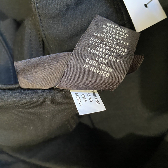 Lane Bryant Plus Size 28P Ponte Boot Cut Pant Black Pull On Career Stretch - Picture 8 of 8